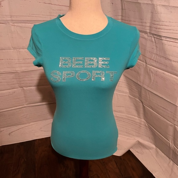 Bebe sport blue top y2k - Picture 1 of 7